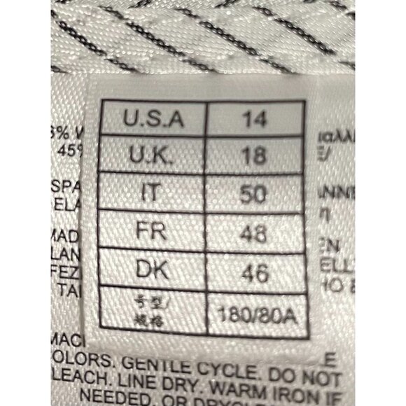 Brooks Brothers Red Fleece Womens Navy Wool-Blend Slim Fit Dress Pants Size 14 - Picture 9 of 13